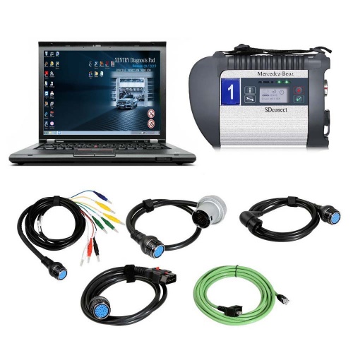 V2022.06 MB SD Connect C4 Star Diagnosis Plus Lenovo T430 Laptop With Engineering Software