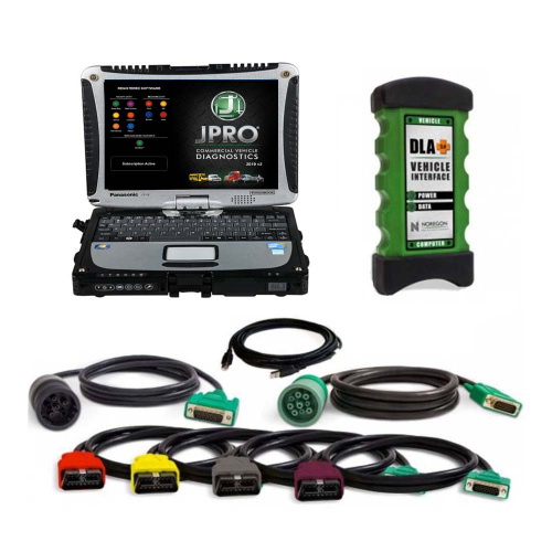 Newest 2022 V1 Noregon JPRO Professional Truck Diagnostic Tool with Panasonic CF19 Laptop