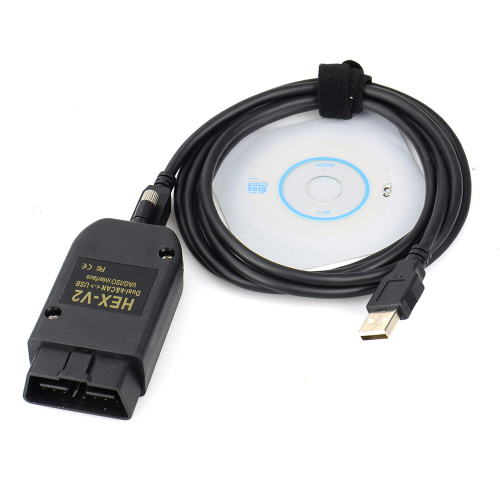 V22.03 VAG COM VCDS HEX V2 Dual-K & CAN USB Interface for VW AUDI Skoda Seat