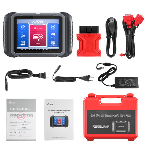 XTOOL D8 Professional Automotive Scan Tool Bi-Directional 30+ Services   