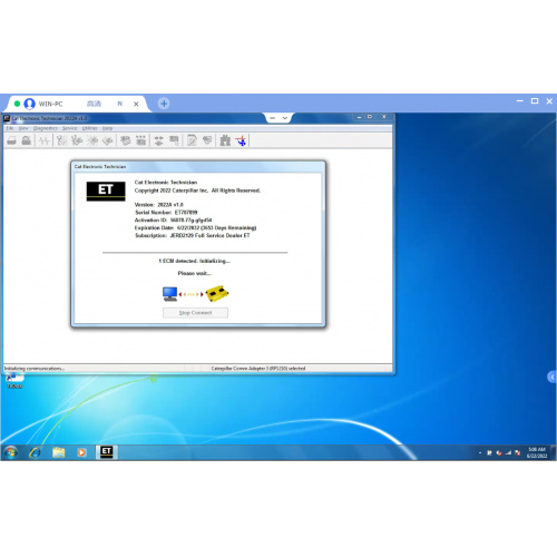 2022A Latest Version Cat Caterpillar ET Electronic Technician Diagnostic Software With 1 Time Free Activation