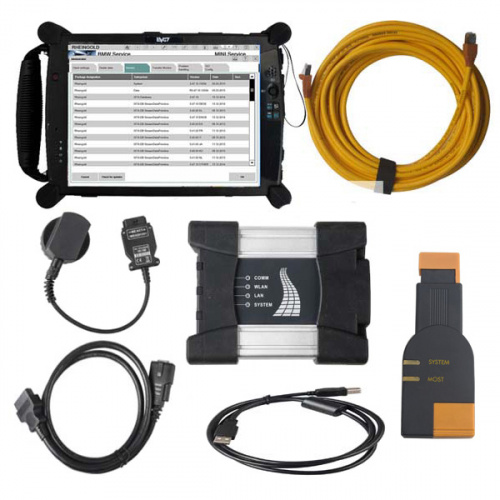 BMW ICOM NEXT A + B + C with 2022.06 Software Plus EVG7 4GB Diagnostic Controller Tablet PC