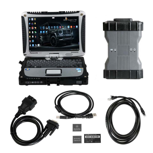 V2022.06 Mercedes Benz C6 MB SD Connect C6 DoIP Xentry Diagnosis VCI Plus Panasonic CF19 I5 4GB Laptop