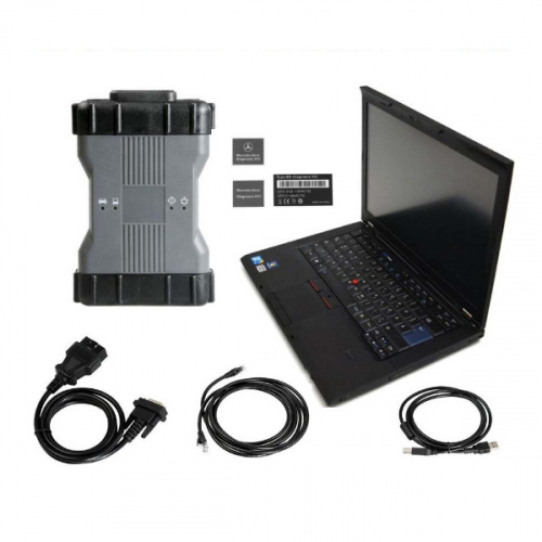 V2022.06 BENZ C6 DOIP Mercedes Benz Xentry diagnosis VCI Multiplexer Diagnostic Tool Plus Lenovo T420 Laptop