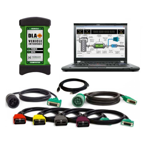 Noregon JPRO Professional Truck Diagnostic Scan Tool with 2022 V1 Software Plus Lenovo T450 Laptop
